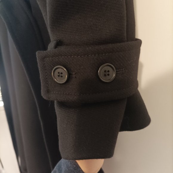 Zara long black coat - Picture 2 of 6